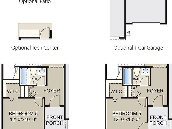 The Prelude - First Floor Options