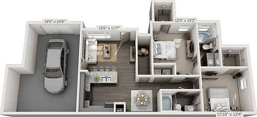 Floor plan B1G