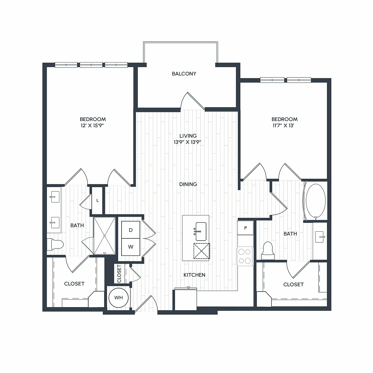 Floor plan B68