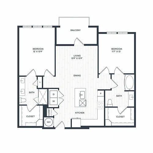 Floor plan B68