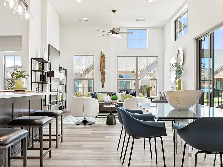 Bright and airy with an abundance of natural sunlight.