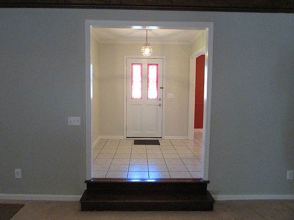 Front door into foyer