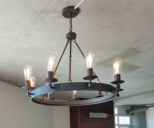 Edison chandelier