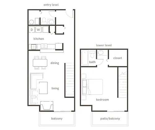 Floor plan Legacy Townhome