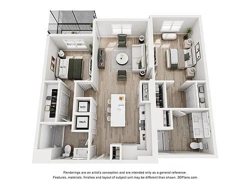 Floor plan Beachwood Type 'A'