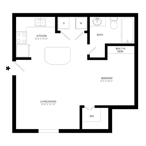 Floor plan Willow