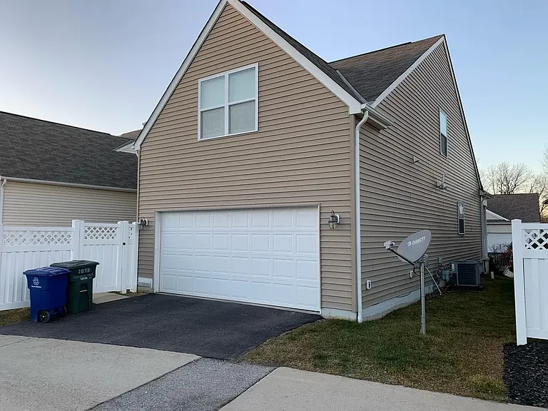 Outside back - garage entrance