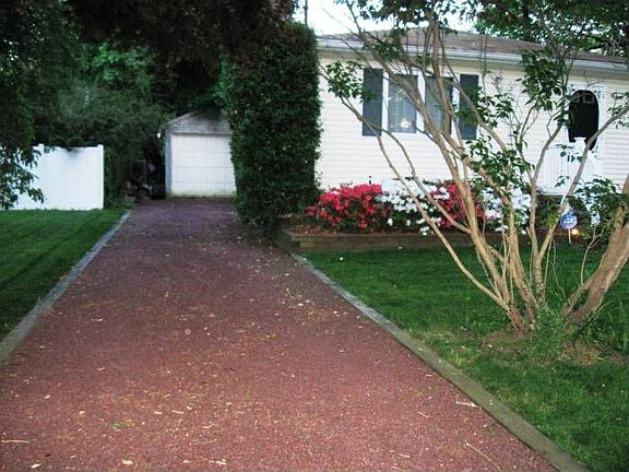 Driveway to garage
