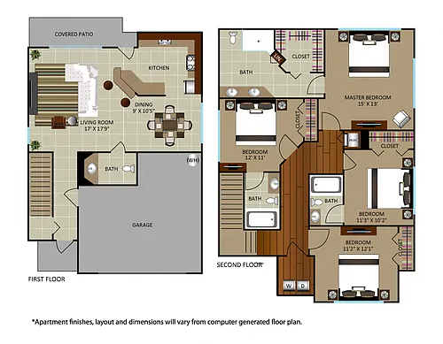 Floor plan F1 Villa V