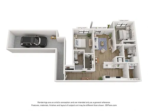 Floor plan Wagner - Attached Garage