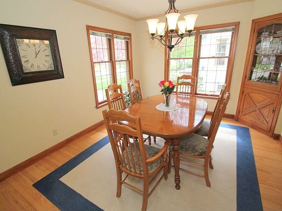 Dining Room with Built-in China Cabinets