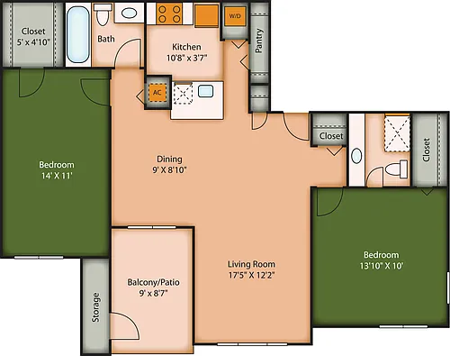 Floor plan The Oak