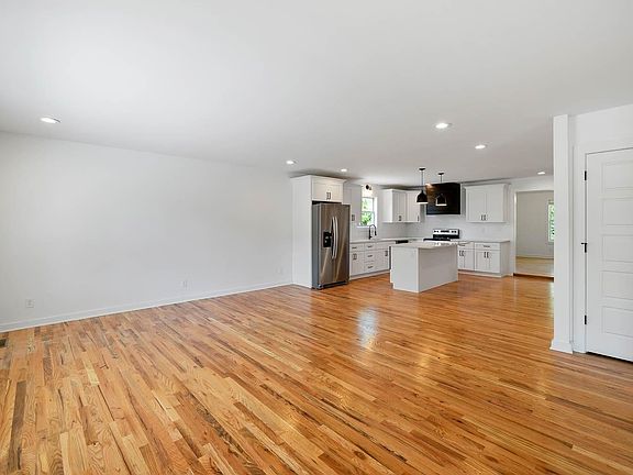 The spacious open-concept main living space is perfect for entertaining.