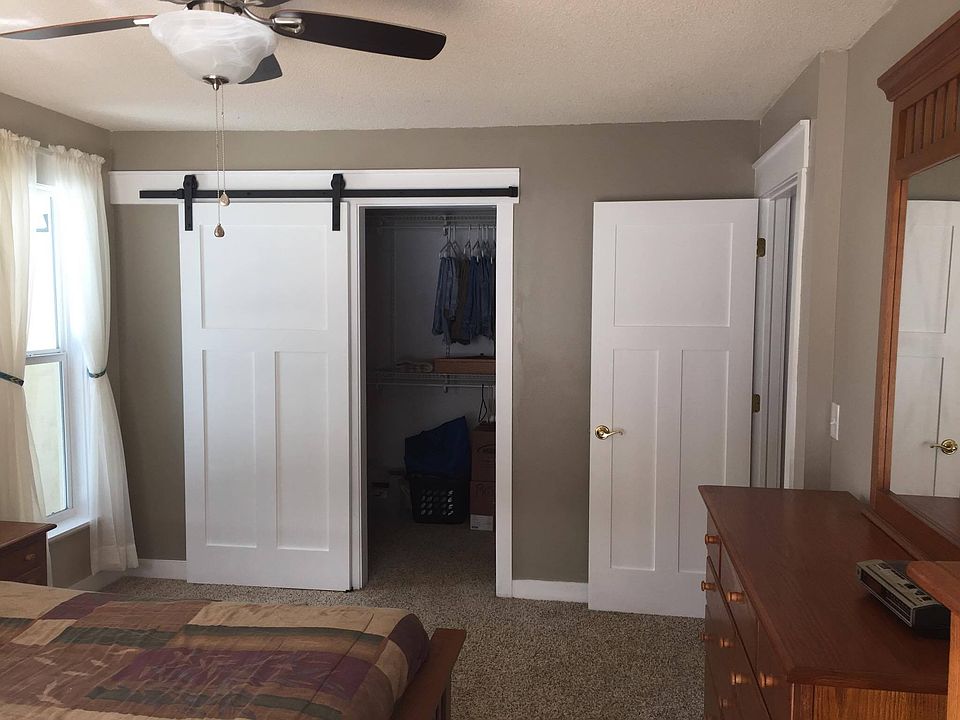 Barn door to walk in closet