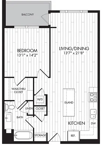 Floor plan 7575 - 1P