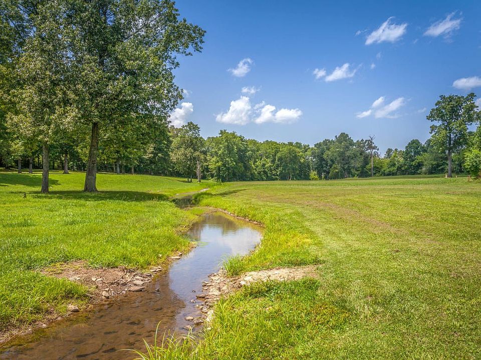 Field with creek