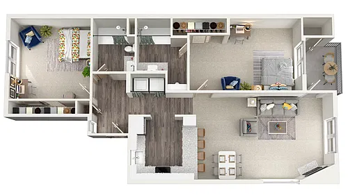Floor plan 2X2
