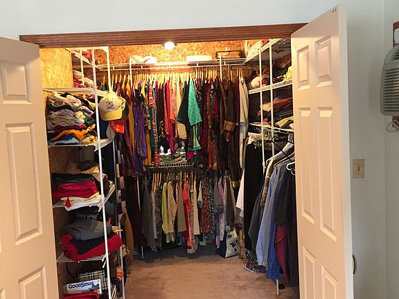 Walk in cedar closet