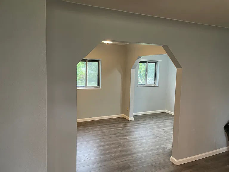 dining room with bonus room