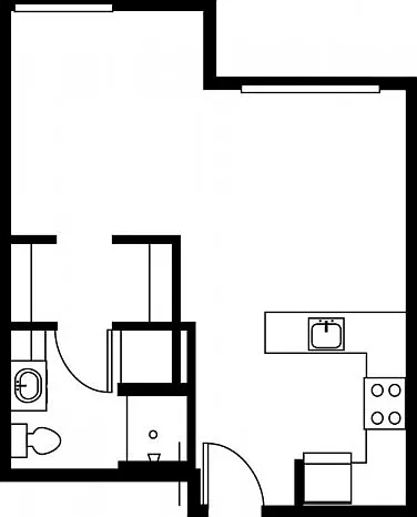 2D B2 floor plan 2D B2 floor plan