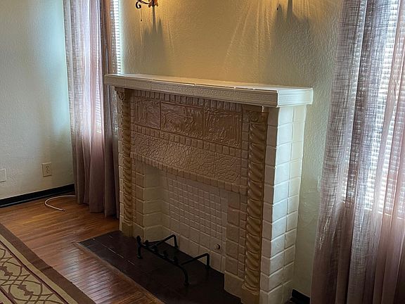 Faux fireplace