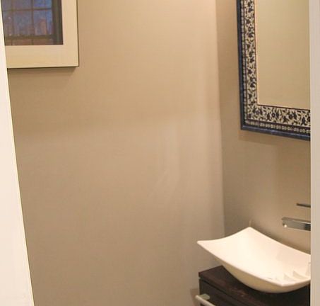 downstairs powder room