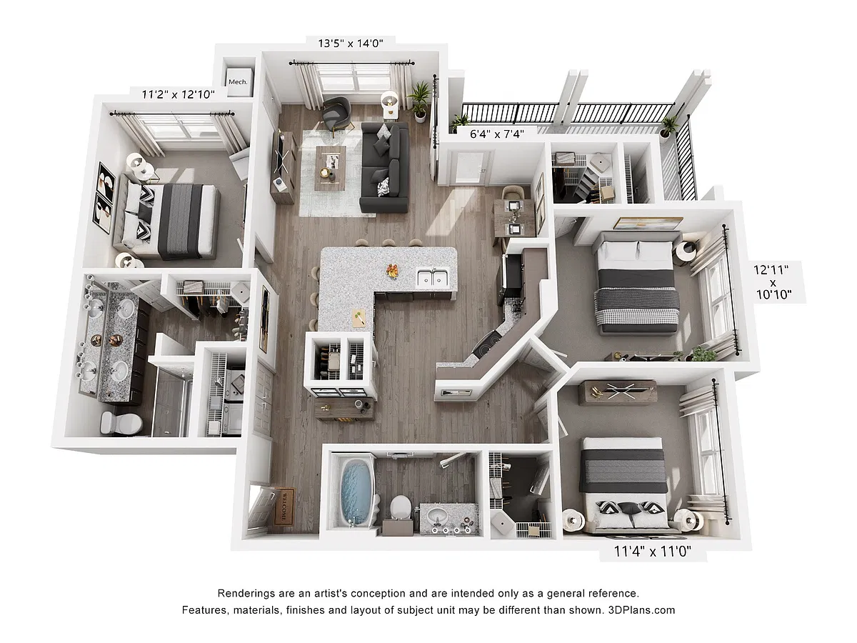 Floor plan C-1