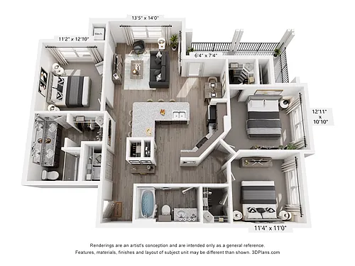 Floor plan C-1