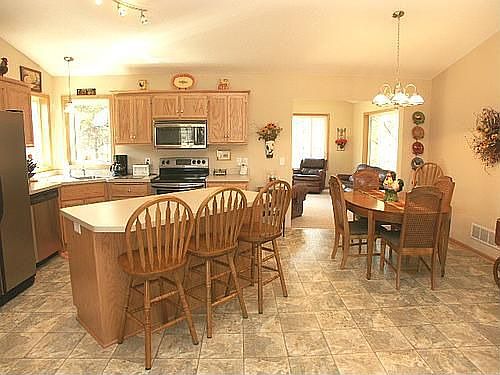 View of informal dining