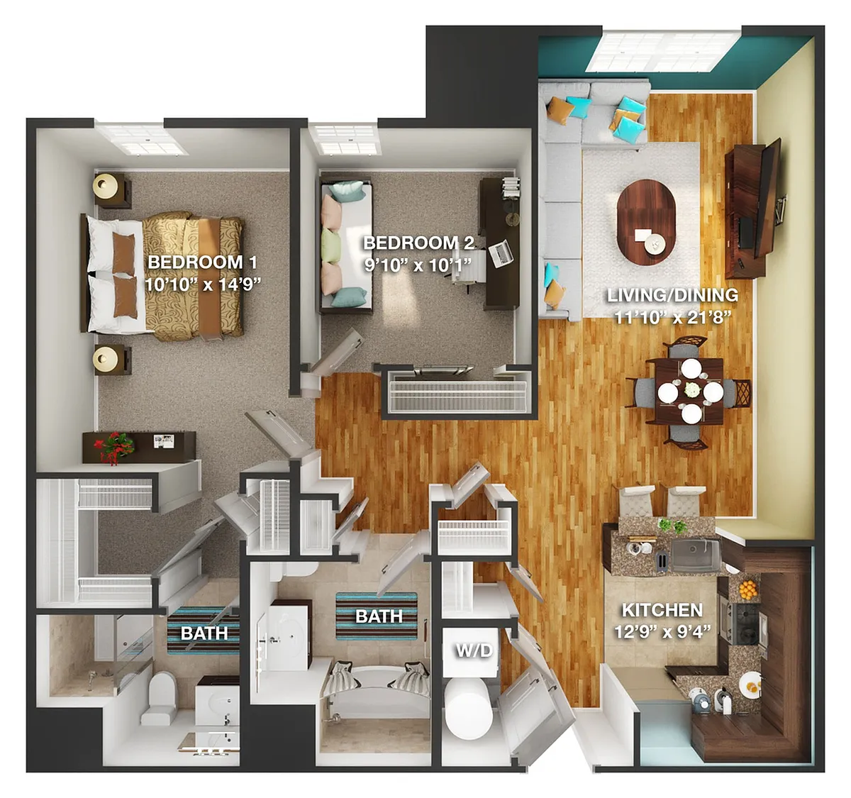 Floor plan Soho- 88 Roosevelt
