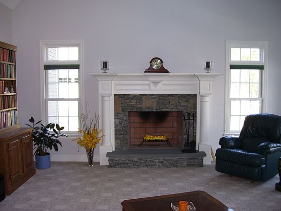 Stone Fireplace