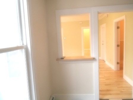 Dining area and living room
