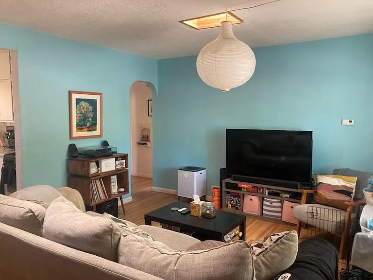 living room with furniture