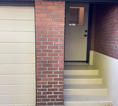 Garage and Side Entry to Home