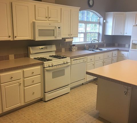 Large white kitchen