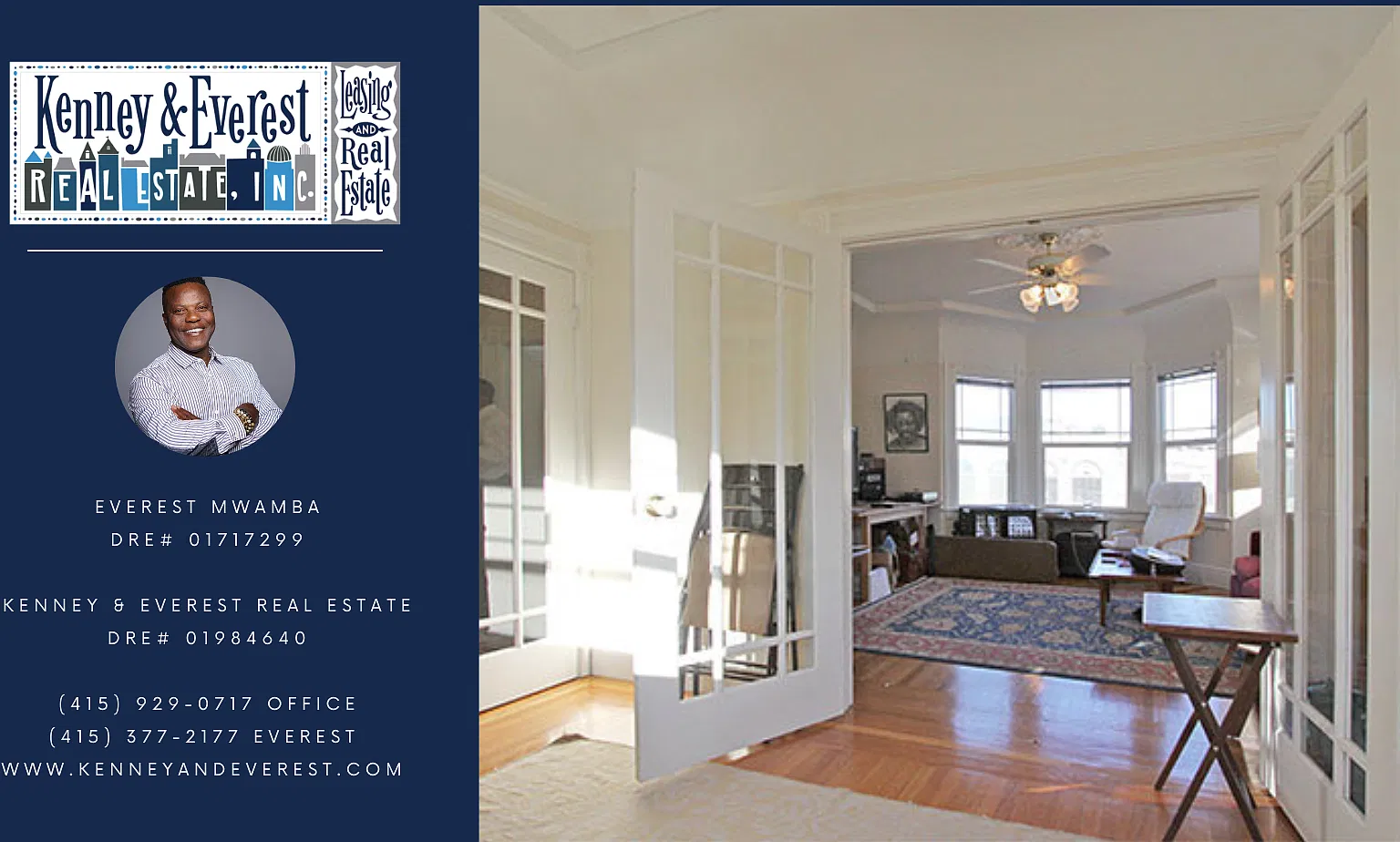 2BR/1BA Corner Apartment in Cole Valley — Photo 1