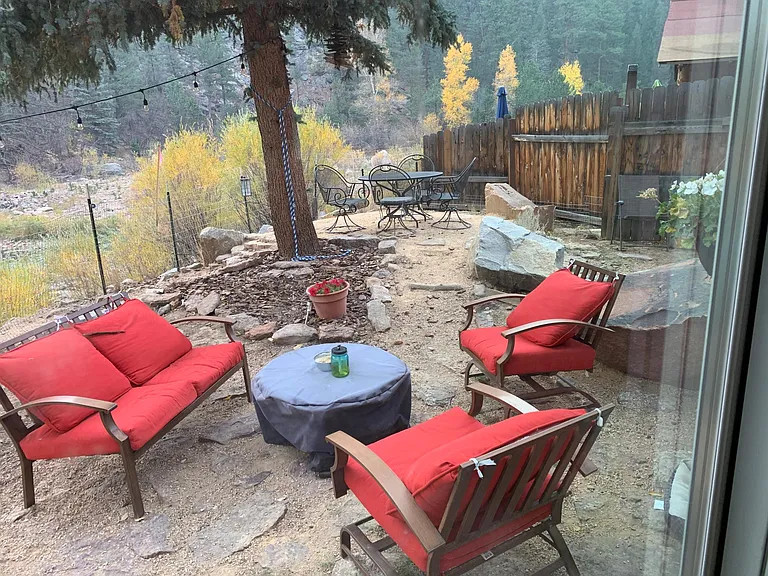 Backyard -fenced in