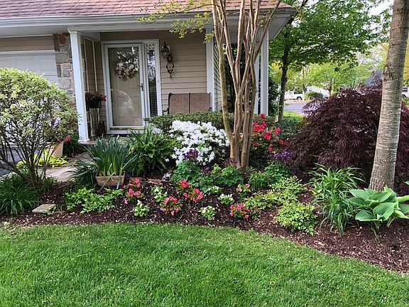 Summertime photo of the townhouse