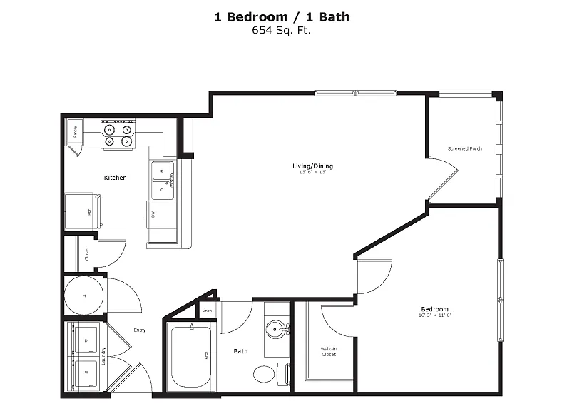 Floor plan Ballet