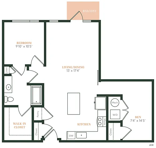 Floor plan A1T