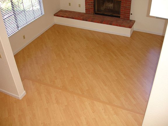 Step down living room