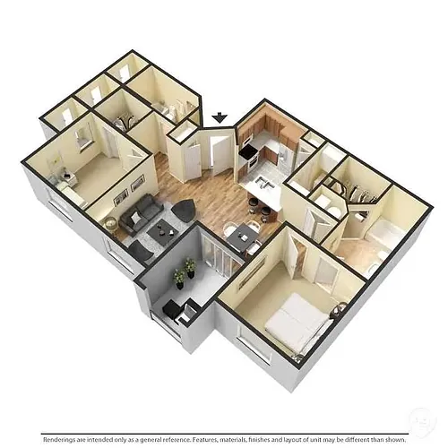 Floor plan 2X2