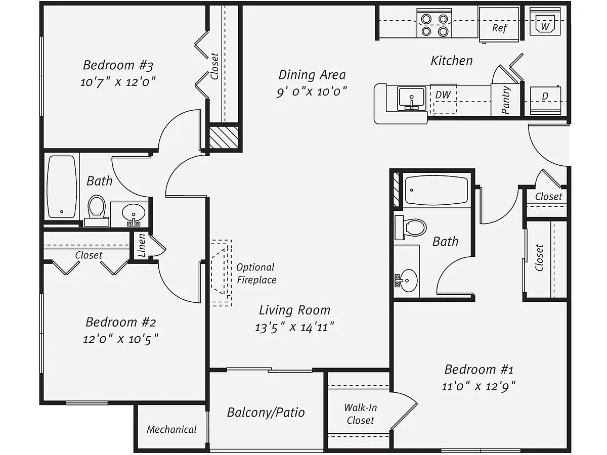 Floor plan C1