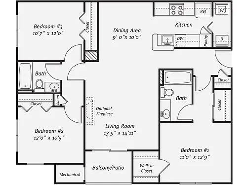Floor plan C1