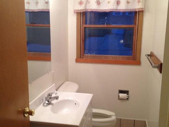 New vanity, lighting, and paint