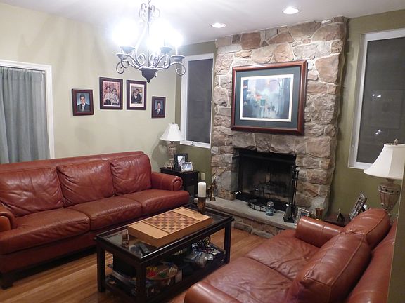 Living Room with Fire Place