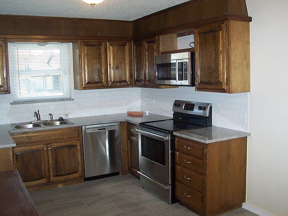 Kitchen with granite counter tops