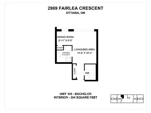Floor plan Studio