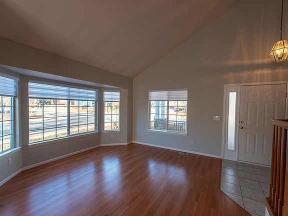 Living room and front door