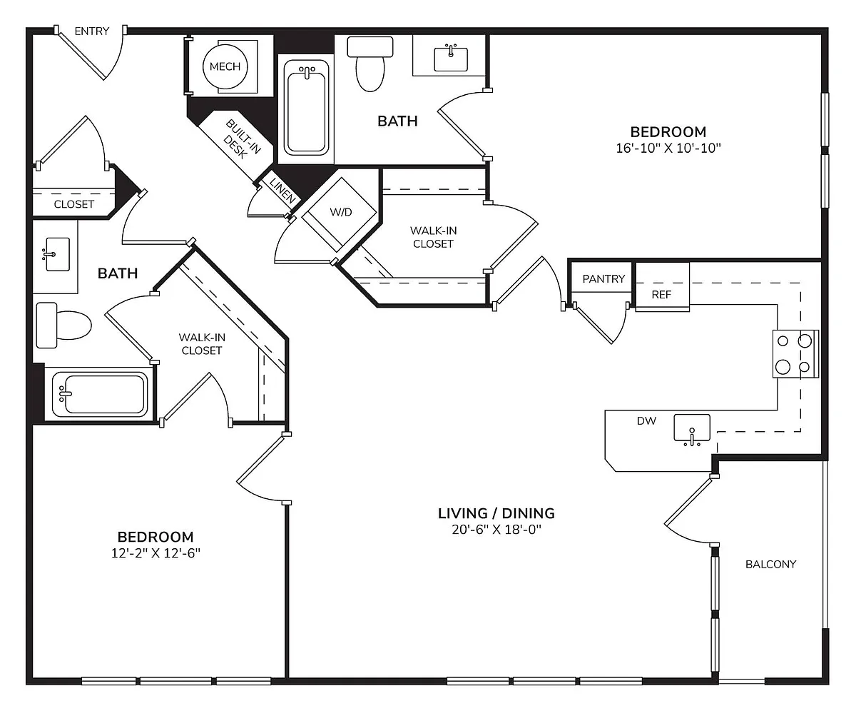 Floor plan B21